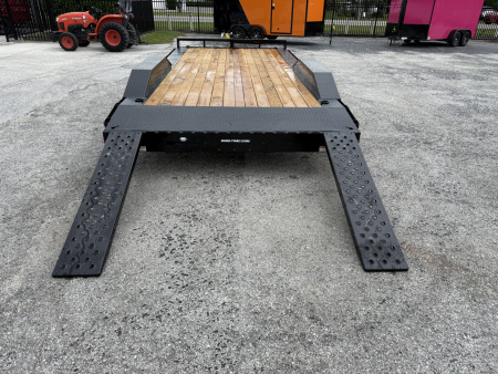 New 2026 Sure-Trac 8.5x18 (16+2) Full Width Wood Deck Car Hauler