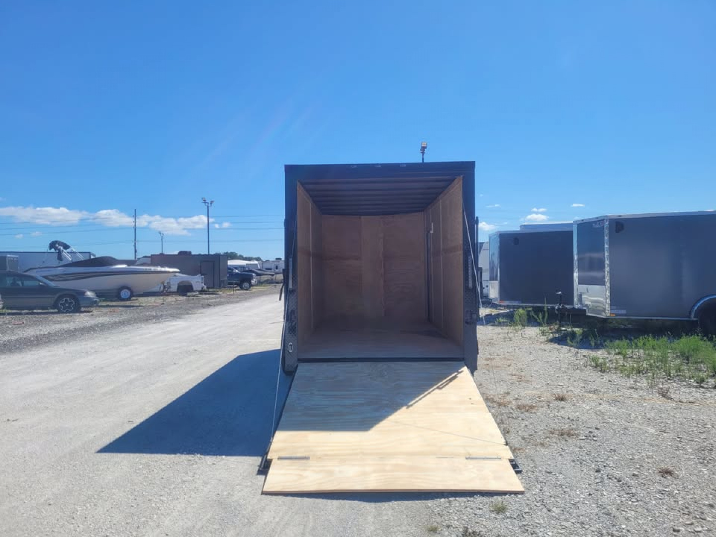 New 2026 Steel Pines Cargo 7x16 TA Cargo / Enclosed Trailer, 7' interior height, 35k axles, .080 polycore exterior Cargo / Enclosed Trailer
