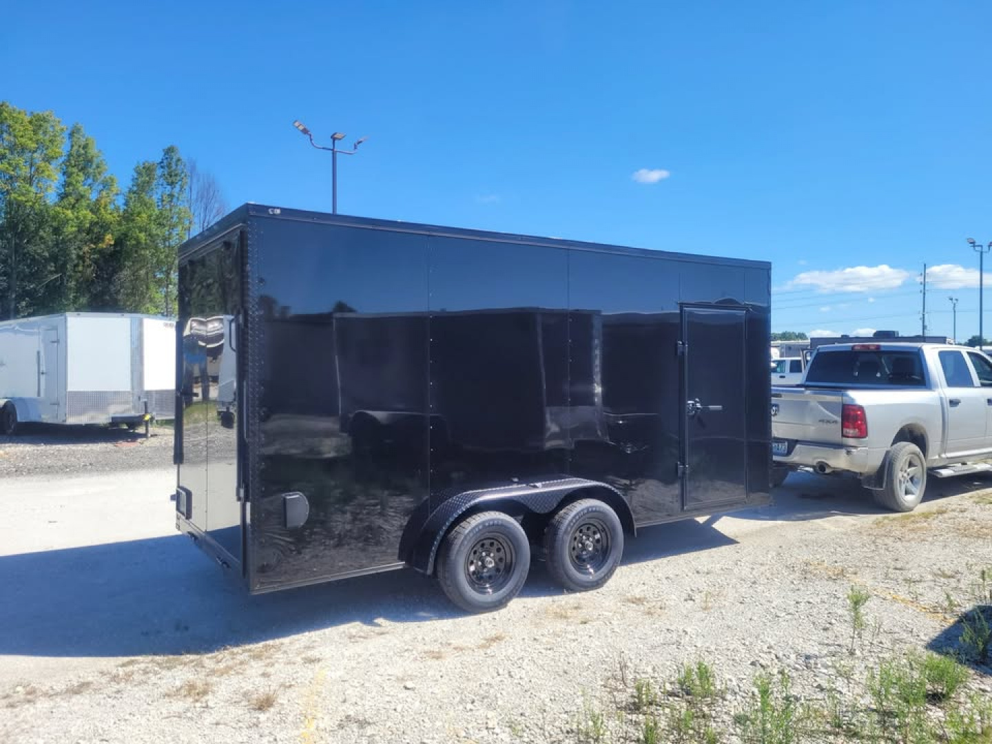 New 2026 Steel Pines Cargo 7x16 TA Cargo / Enclosed Trailer, 7' interior height, 35k axles, .080 polycore exterior Cargo / Enclosed Trailer