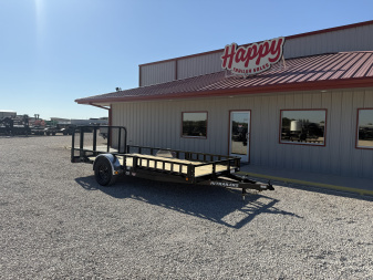 2026 PJ 77"x14' Single Axle Utility Trailer - U7