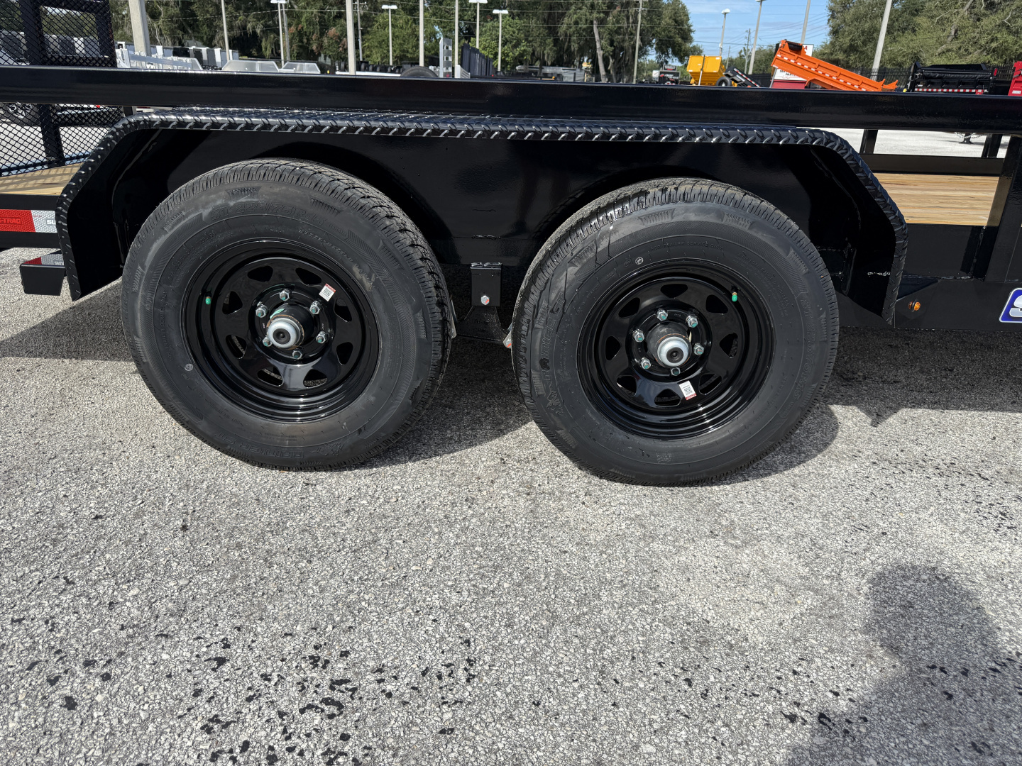 New 2026 Sure-Trac 7X16 Tube Top 10K Utility Trailer