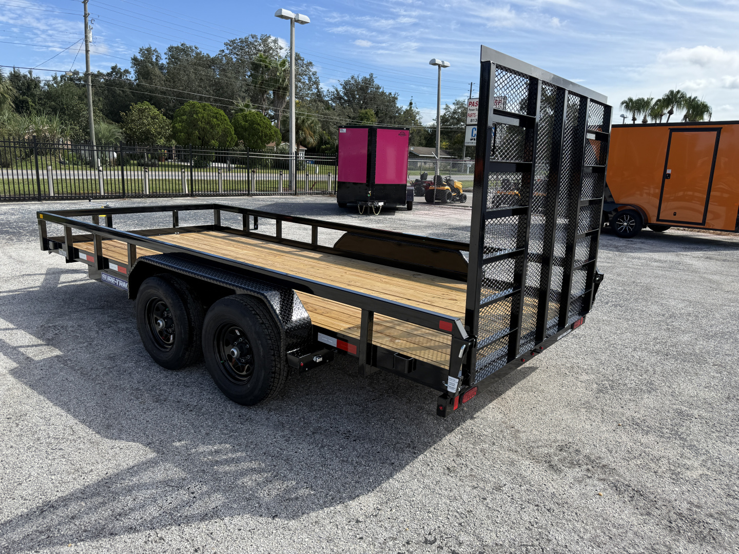 New 2026 Sure-Trac 7X16 Tube Top 10K Utility Trailer