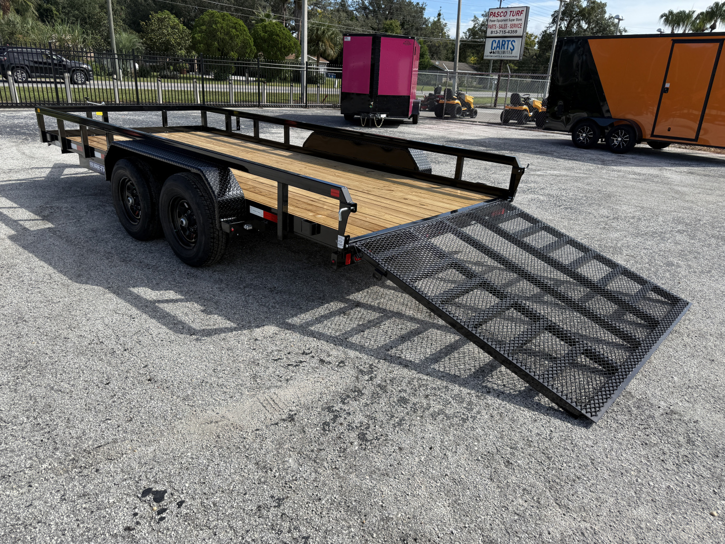 New 2026 Sure-Trac 7X16 Tube Top 10K Utility Trailer