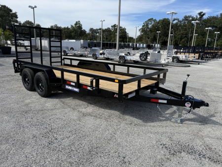 New 2026 Sure-Trac 7X16 Tube Top 10K Utility Trailer