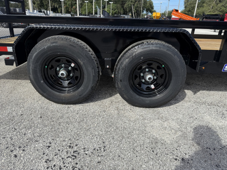 New 2026 Sure-Trac 7X16 Tube Top 10K Utility Trailer