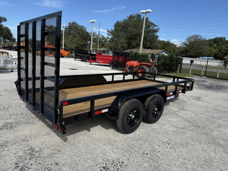New 2026 Sure-Trac 7X16 Tube Top 10K Utility Trailer