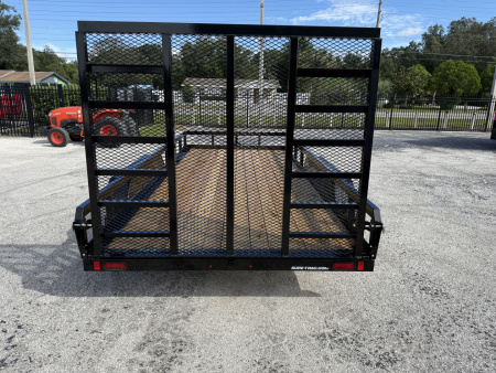 New 2026 Sure-Trac 7X16 Tube Top 10K Utility Trailer