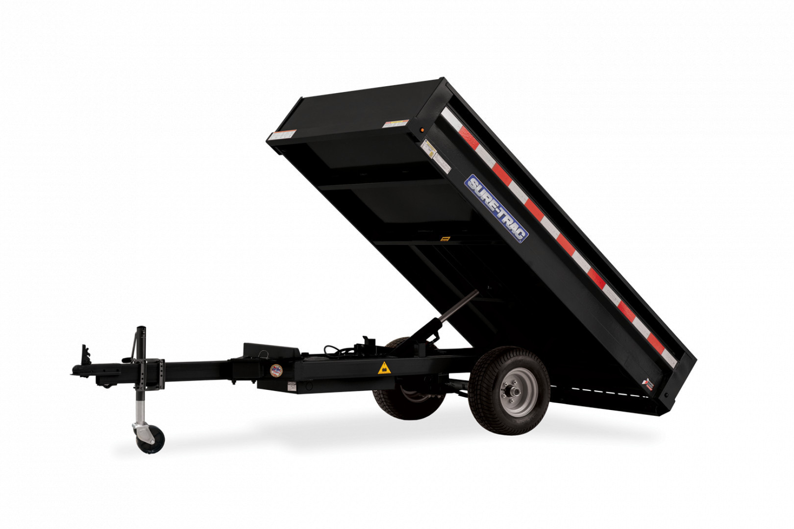 New 2025 Sure-Trac 4.5X8SA Utility Dump Trailer