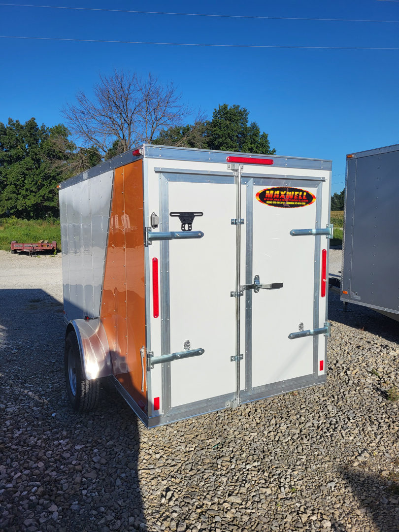 New 2025 Maxwell 5x10 Split Color Cargo / Enclosed Trailer
