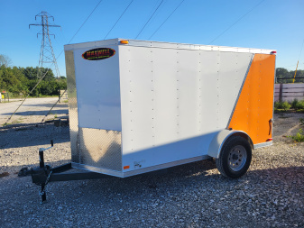 New 2025 Maxwell 5x10 Split Color Cargo / Enclosed Trailer
