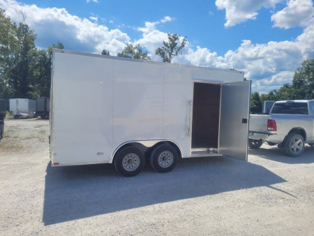 New 2026 Quality Cargo 8.5x16 TA Cargo / Enclosed Trailer, 7' interior height, 52k axles, .080 polycore exterior