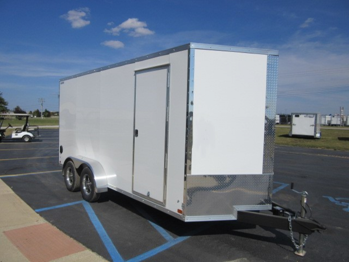 New 2026 ITI Cargo 7 x 16 SE Series Y8416HLV-TA-070 Cargo / Enclosed Trailer 7K / Rear Double Doors