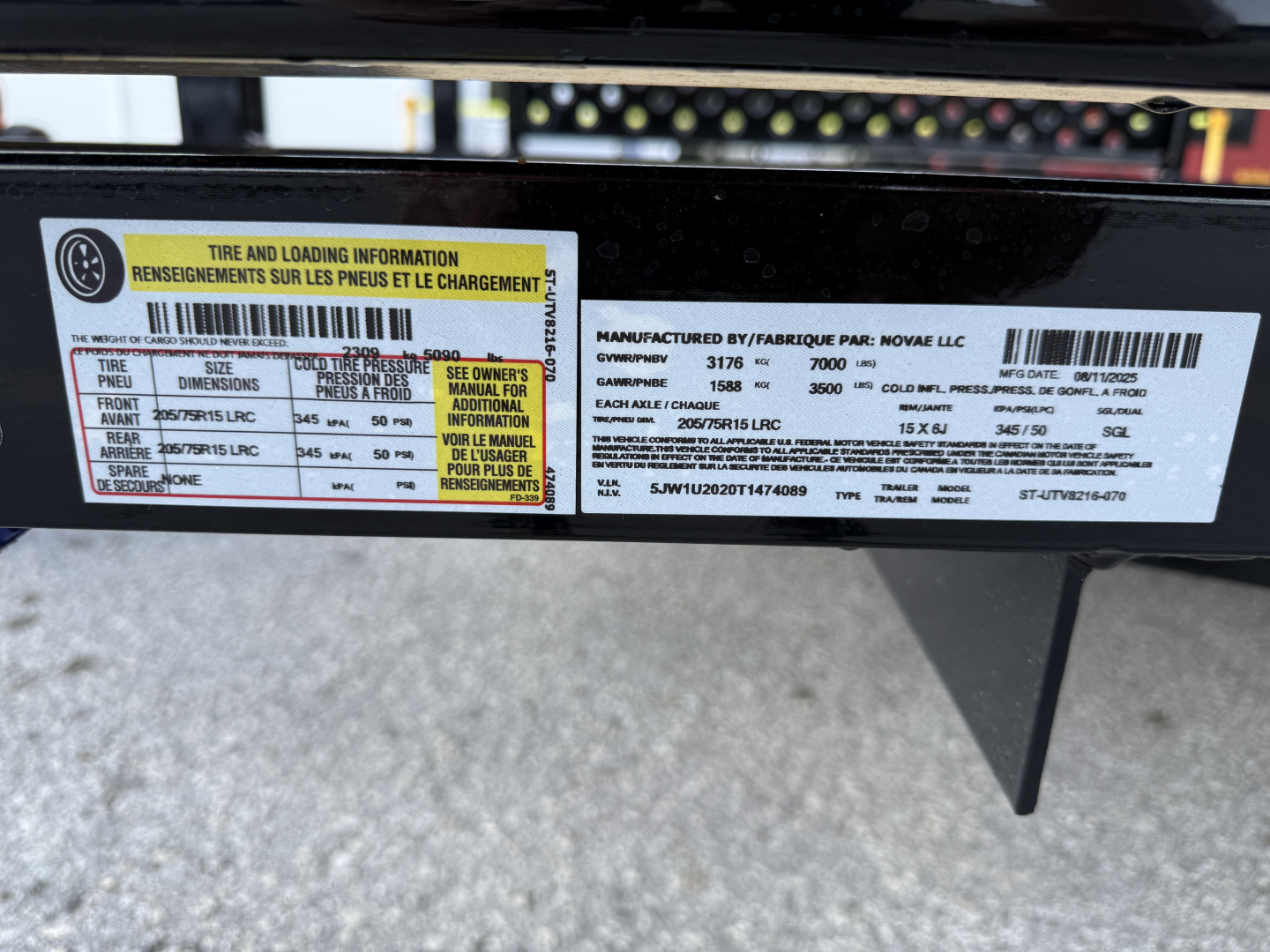 New 2026 Sure-Trac 7X16 Tube Top 7K ATV Utility Trailer