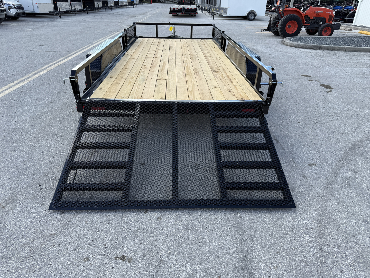 New 2026 Sure-Trac 7X16 Tube Top 7K ATV Utility Trailer