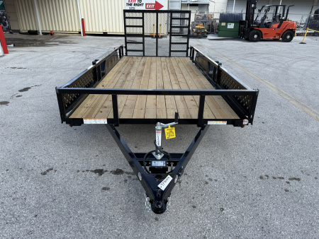 New 2026 Sure-Trac 7X16 Tube Top 7K ATV Utility Trailer