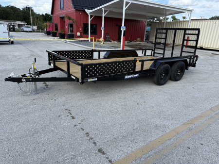 New 2026 Sure-Trac 7X16 Tube Top 7K ATV Utility Trailer