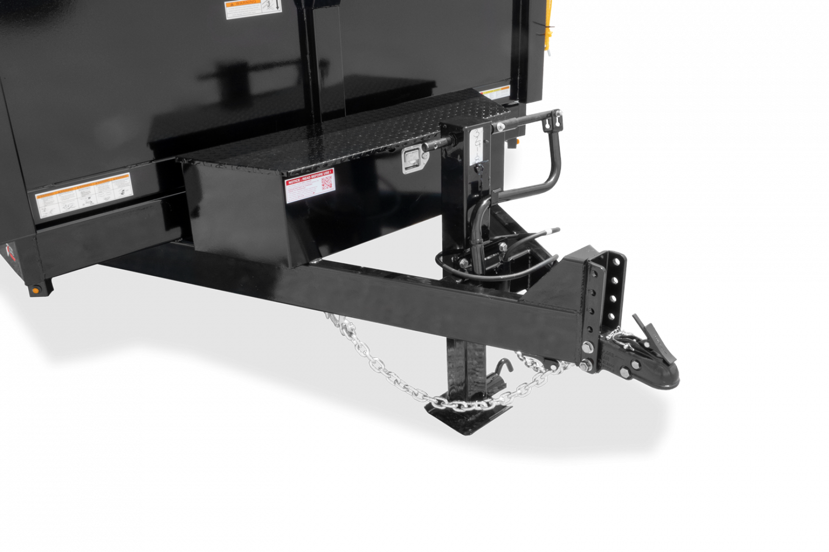 New 2025 Sure-Trac 7X14TA HD Low Profile 14K Telescopic Dump Trailer