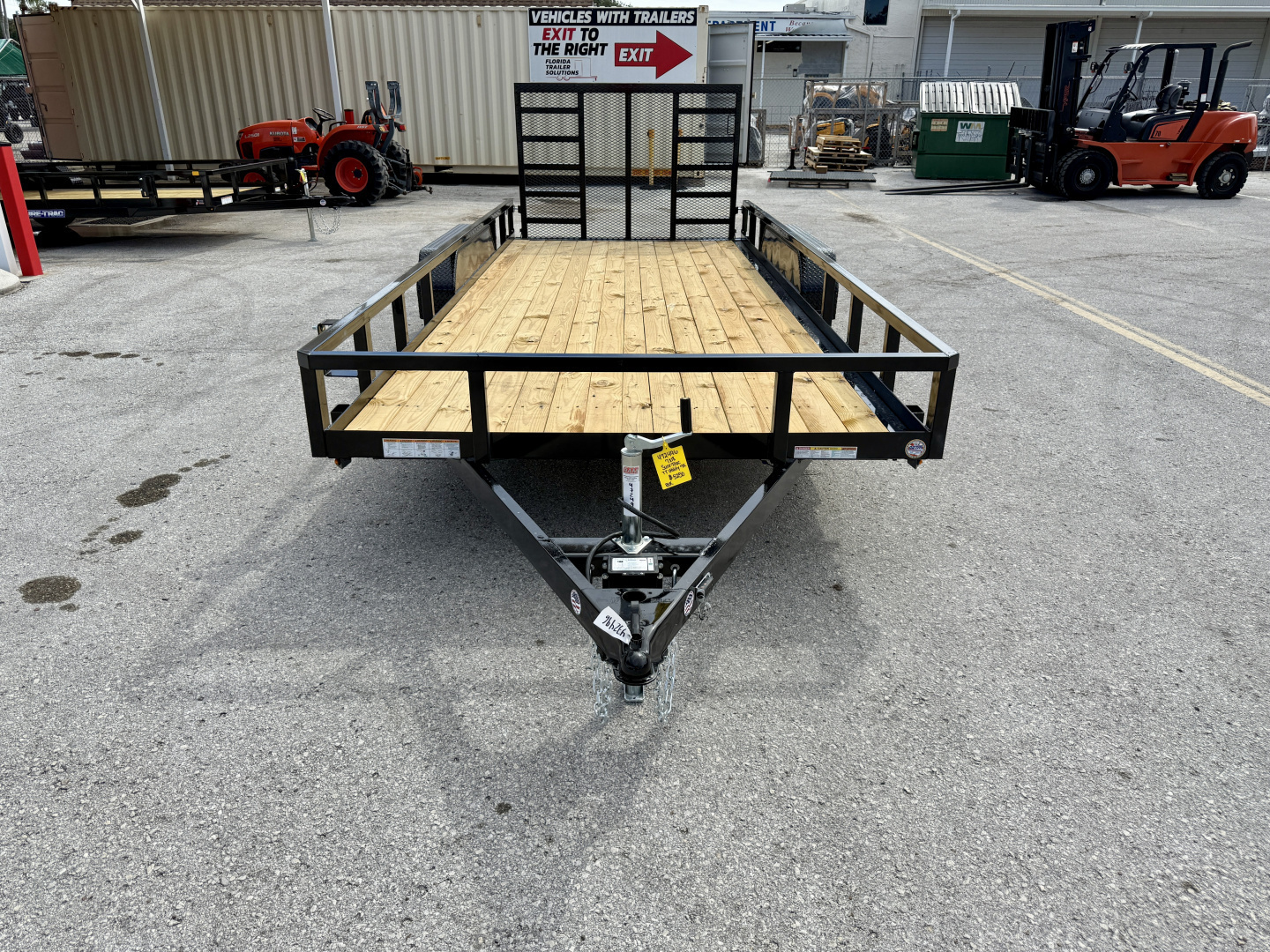 New 2026 Sure-Trac 7X18 7K Tube Top Utility Trailer