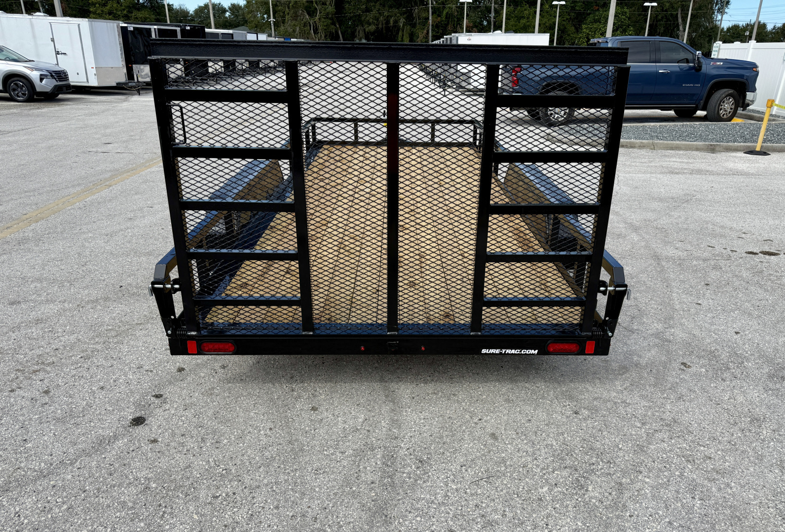 New 2026 Sure-Trac 7X18 7K Tube Top Utility Trailer