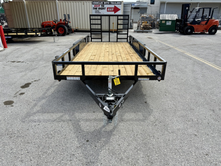 New 2026 Sure-Trac 7X18 7K Tube Top Utility Trailer