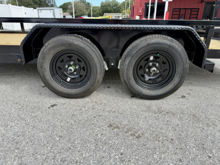 New 2026 Sure-Trac 7X18 7K Tube Top Utility Trailer