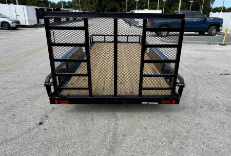 New 2026 Sure-Trac 7X18 7K Tube Top Utility Trailer