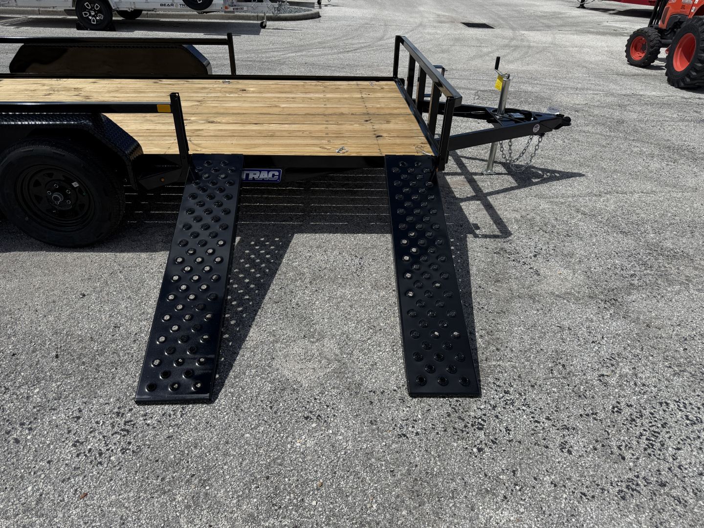 New 2026 Sure-Trac 7X14 Tube Top ATV 7K Utility Trailer