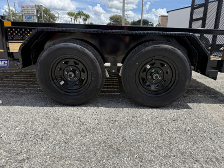 New 2026 Sure-Trac 7X14 Tube Top ATV 7K Utility Trailer