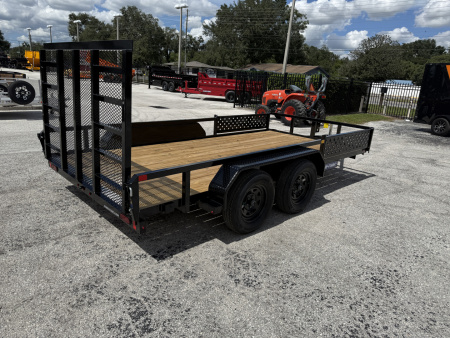 New 2026 Sure-Trac 7X14 Tube Top ATV 7K Utility Trailer
