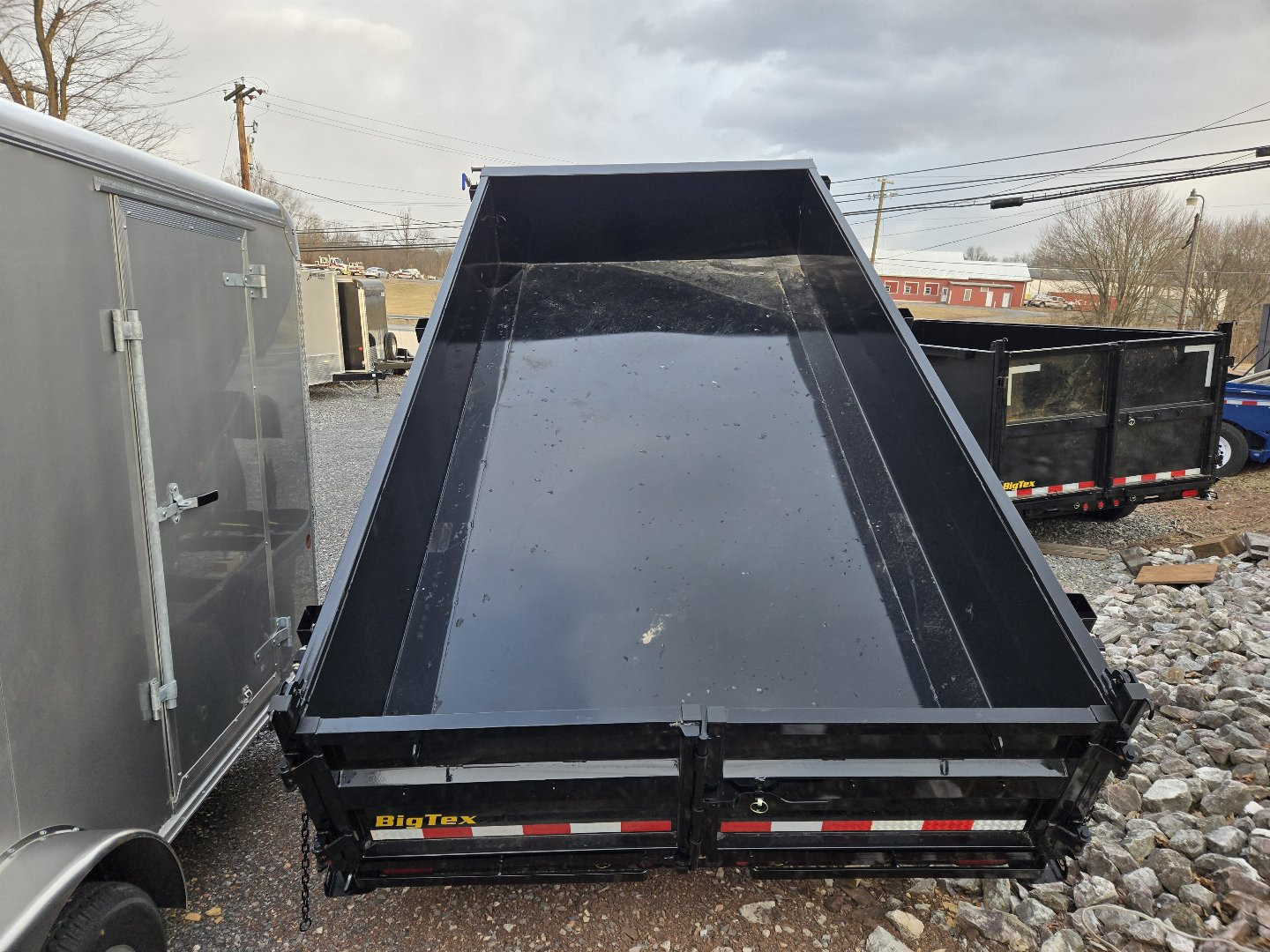 New 7 x 14 Big Tex NOMAD 14LX Low Pro Dump Trailer, 14k GVWR ***Scissor Hoist Lift w/Power Up, Power Down & Gravity Down