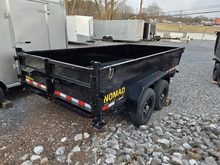 New 7 x 14 Big Tex NOMAD 14LX Low Pro Dump Trailer, 14k GVWR ***Scissor Hoist Lift w/Power Up, Power Down & Gravity Down