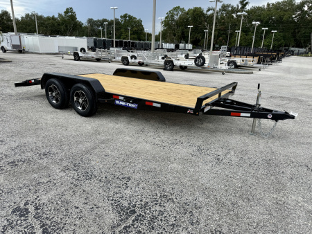 New 2026 Sure-Trac 7X16 (14+2) Wood Deck 7K Car Hauler