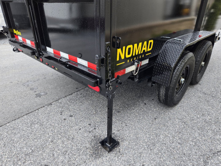 New 7 x 14 Big Tex NOMAD 14LX 48" High Side Low Pro Dump Trailer, 14k GVWR ***Scissor Hoist w/Power Up, Power Down & Gravity Down