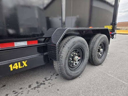 New 7 x 14 Big Tex NOMAD 14LX 48" High Side Low Pro Dump Trailer, 14k GVWR ***Scissor Hoist w/Power Up, Power Down & Gravity Down
