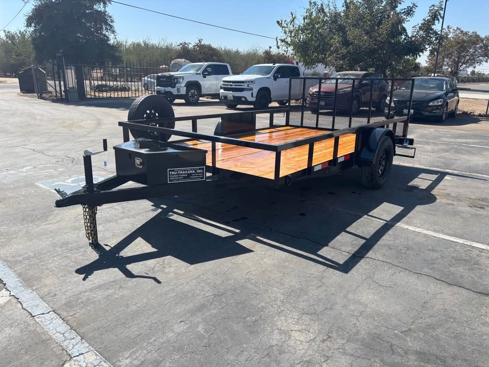 New 2026 TRU Utility Rail Trailer 7'x12'
