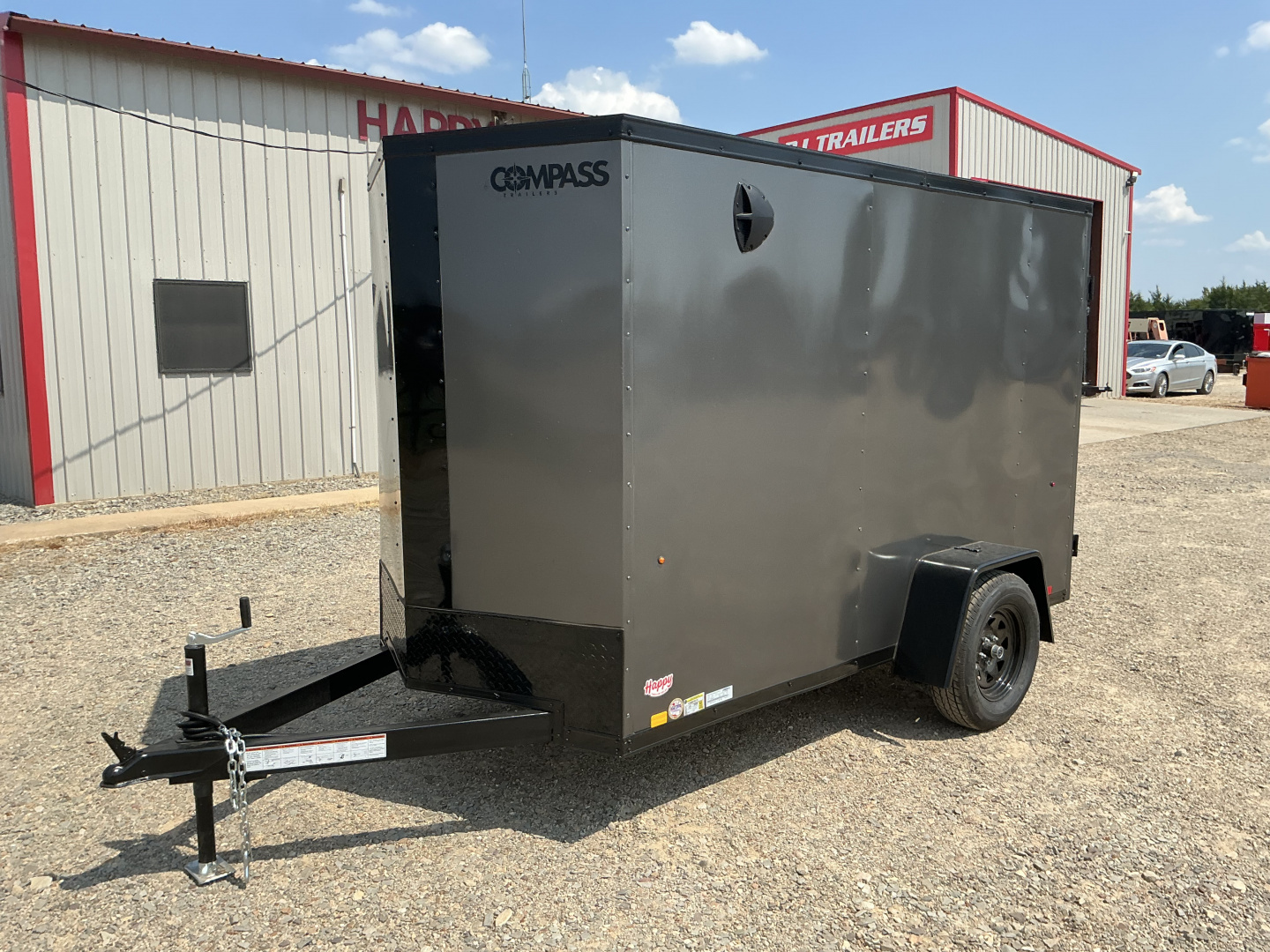 New 2026 Compass 5'x10' Enclosed Cargo Trailer - Indigo DLX