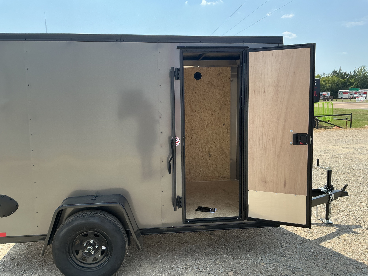 New 2026 Compass 5'x10' Enclosed Cargo Trailer - Indigo DLX