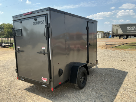 New 2026 Compass 5'x10' Enclosed Cargo Trailer - Indigo DLX