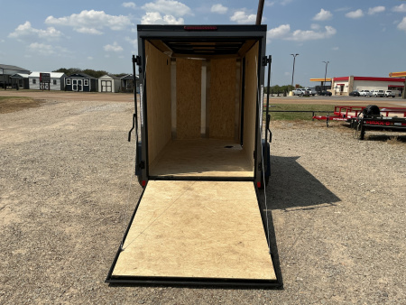 New 2026 Compass 5'x10' Enclosed Cargo Trailer - Indigo DLX