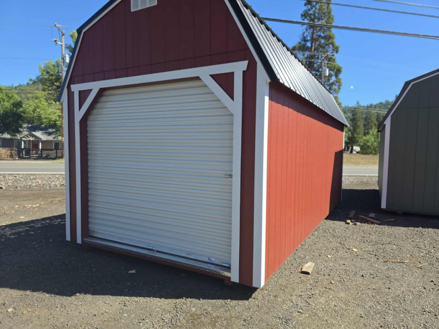 New GARAGE SHED 2025 Old Hickory WLGX 10X20 LOFTED GARAGE BARN SHED TECH SHIELD