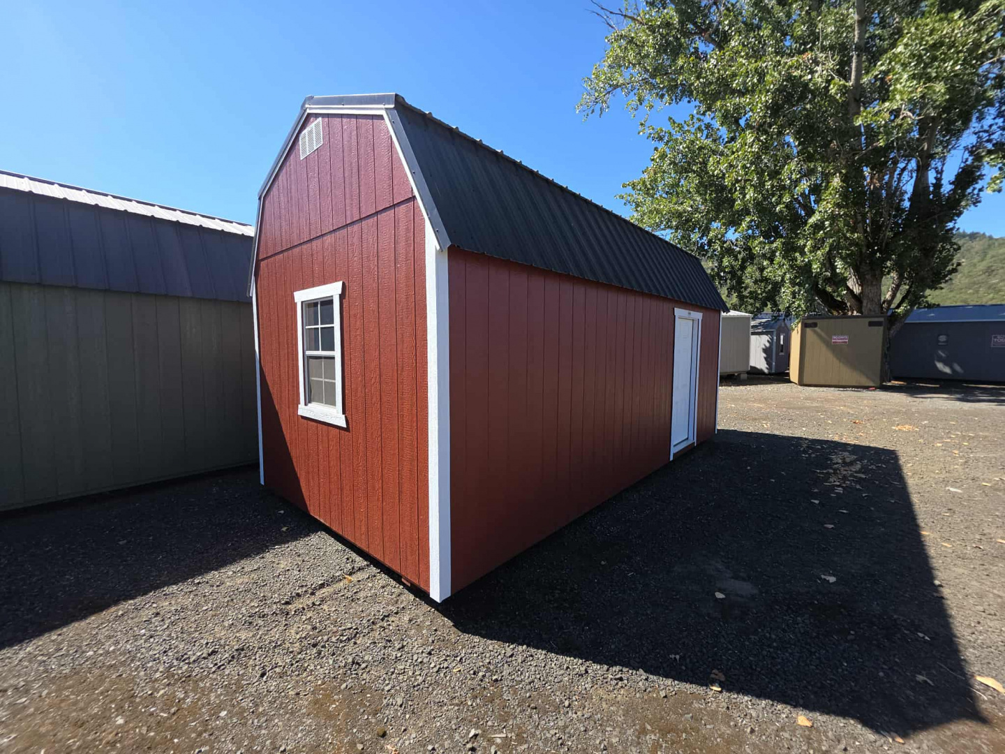 New GARAGE SHED 2025 Old Hickory WLGX 10X20 LOFTED GARAGE BARN SHED TECH SHIELD