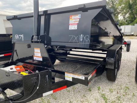 New 2025 Texas Pride/U.S Built Dump Trailer 7x12x2 TA, 14k Axles, Spreader gate