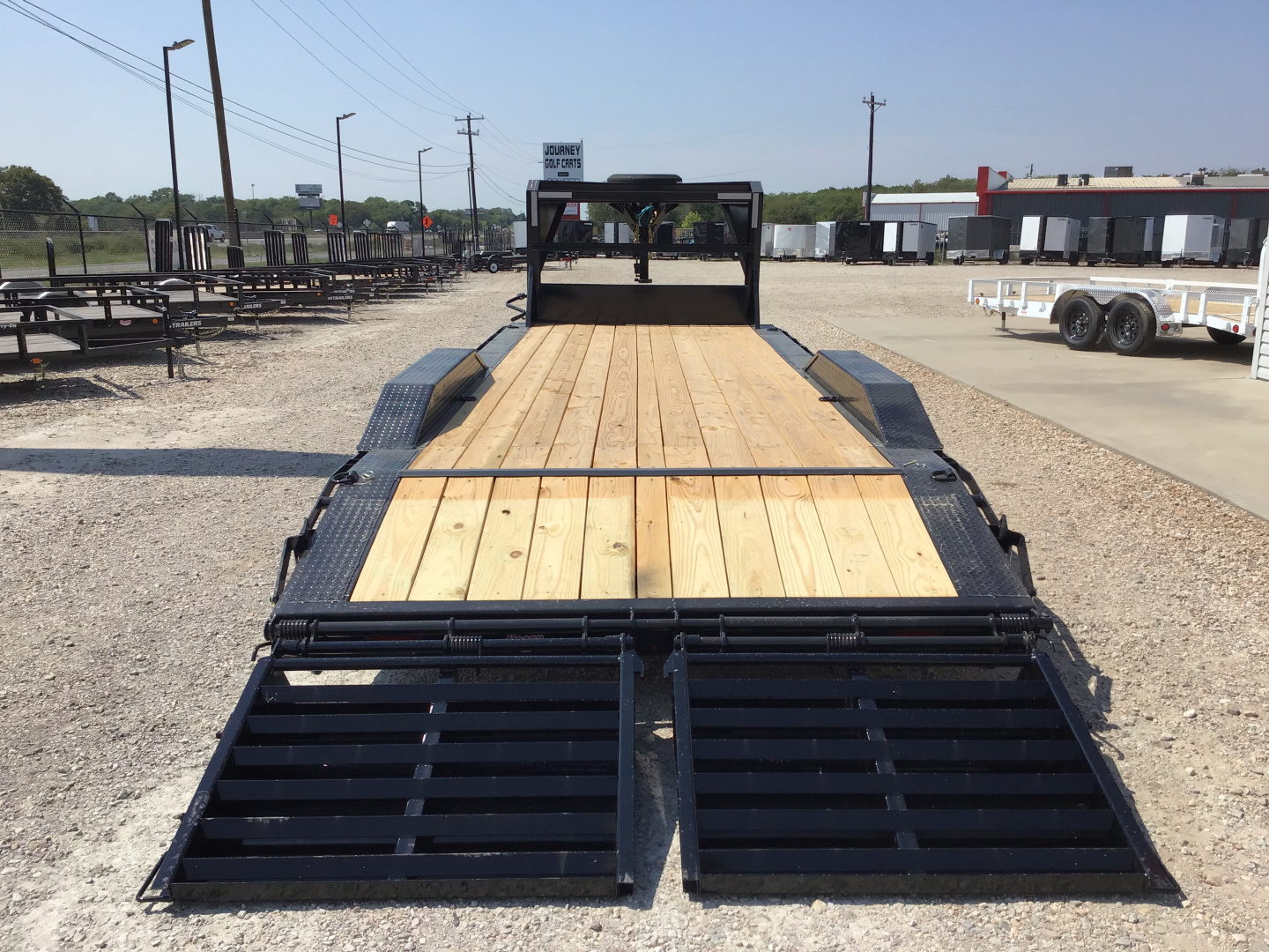 New 2026 PJ 102"x24' Gooseneck Super-Wide Equipment Trailer – B6