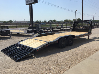 New 2026 PJ 102"x24' Gooseneck Super-Wide Equipment Trailer – B6
