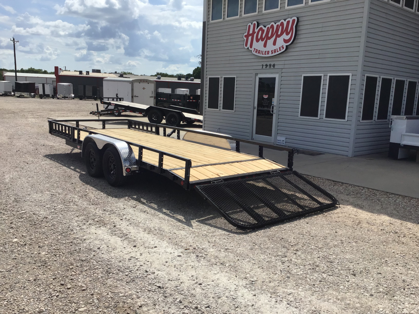 New 2026 PJ 83"x20' Tandem Axle Utility Trailer - UL