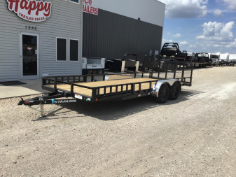 New 2026 PJ 83 x20' Tandem Axle Utility Trailer - UL