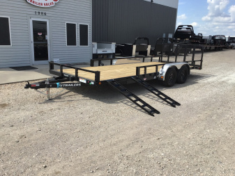 New 2026 PJ 83"x20' Tandem Axle Utility Trailer - UL