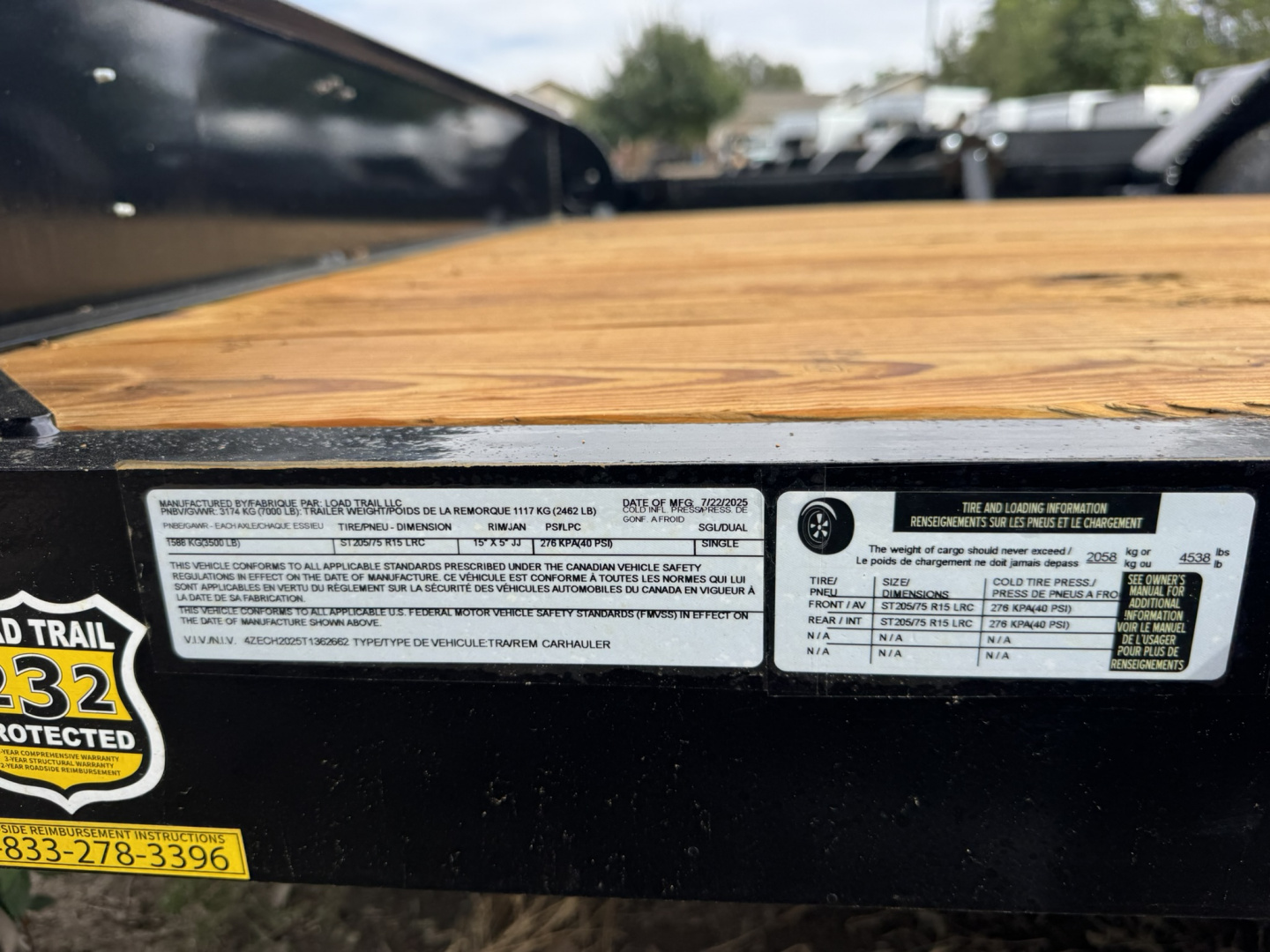 New 2026 Load Trail 7-20 Car Hauler 7K GVWR