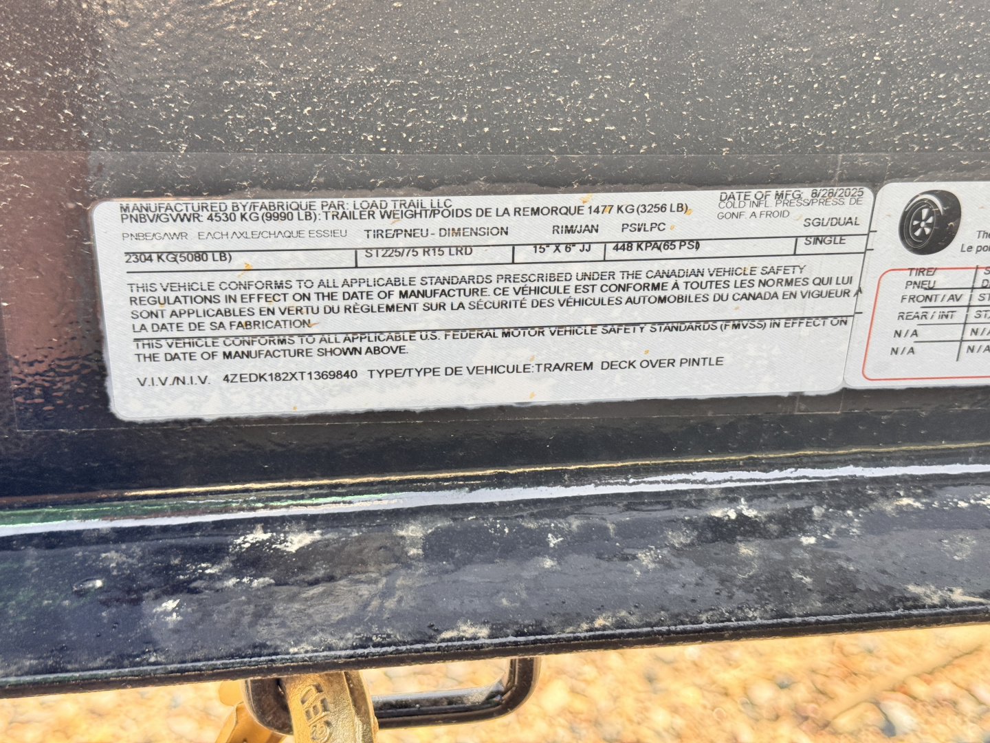 New 2026 Load Trail 8.5-18 Deckover Equipment Hauler 10K GVWR