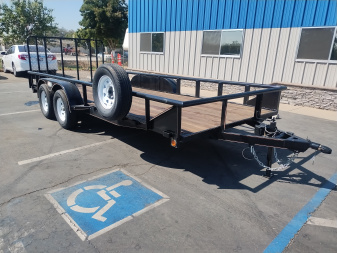 New 2023 GR 7'x18' Utility/ Rail Trailer 7k